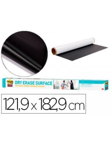 Pizarra Blanca Post It Super Sticky Rollo Adhesivo Removible 121,9X182,9 Cm