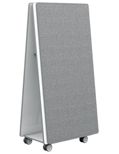 Sistema Movil Nobo Move&Meet 2 Pizarra Magnetica Doble Cara Y 2 Pizarras Blancas /Tablero De Anuncios 1800X900