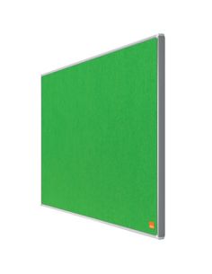 Tablero De Anuncios Nobo Impression Pro Fieltro Verde Formato Panoramico 70\" 1550X870 Mm