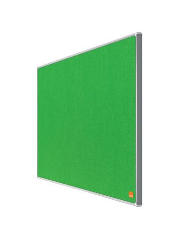 Tablero De Anuncios Nobo Impression Pro Fieltro Verde Formato Panoramico 70\" 1550X870 Mm