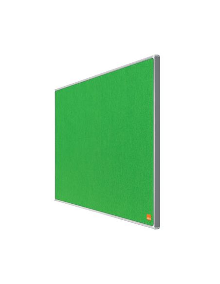 Tablero De Anuncios Nobo Impression Pro Fieltro Verde Formato Panoramico 70\" 1550X870 Mm