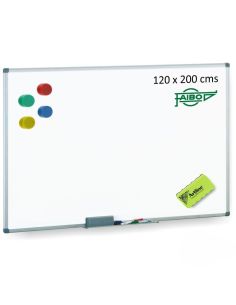 Pizarra Blanca Acero Lacado 120X200