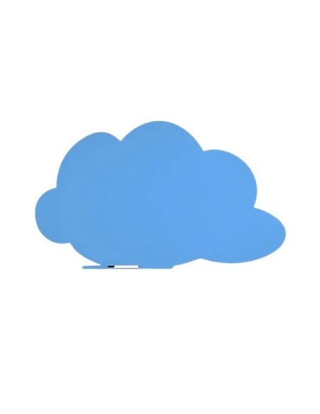 Pizarra Rocada Nube Lacada Magnetica Sin Marco Azul 75X115 Cm