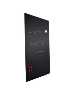 Pizarra Rocada Magnetica Negra Con Sistema Ski Whiteboard 100X150 Cm