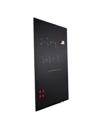 Pizarra Rocada Magnetica Negra Con Sistema Ski Whiteboard 100X150 Cm