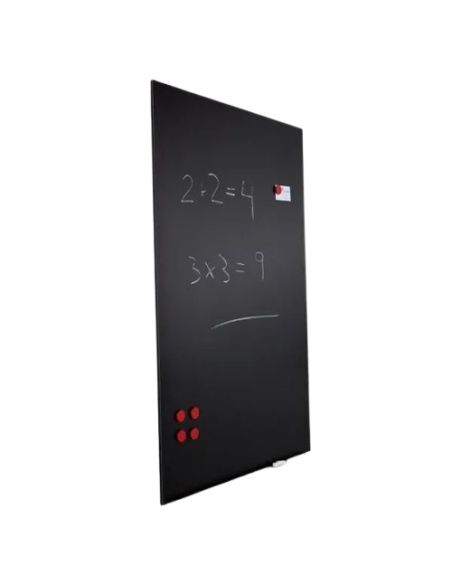 Pizarra Rocada Magnetica Negra Con Sistema Ski Whiteboard 100X150 Cm