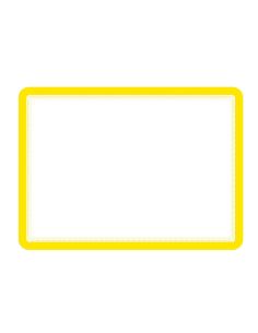 Marco Porta Anuncios Tarifold Magneto Din A4 Dorso Adhesivo Removible Color Amarillo Pack De 2 Unidades