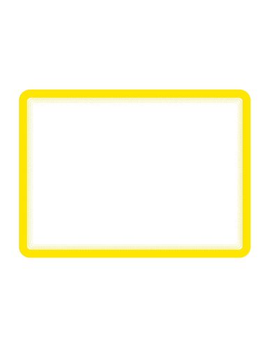 Marco Porta Anuncios Tarifold Magneto Din A4 Dorso Adhesivo Removible Color Amarillo Pack De 2 Unidades