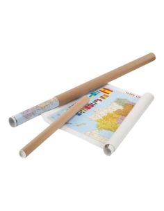 Mapa Mural Faibo Europa Plastificado Enrollado 110X98 Cm