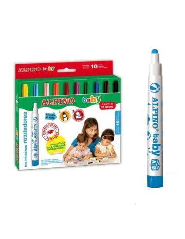 Rotulador Alpino Baby Caja 10 Rotuladores B-5-3