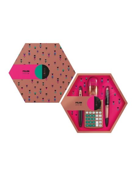 Caja Regalo Hexagonal Cooper Multicolor