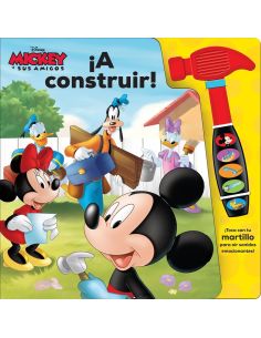 A Construir! Libro Con Martillo Sonoro Mickey