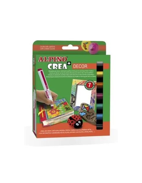 Rotuladores Pack 7 Unidades Alpino Crea + Decor