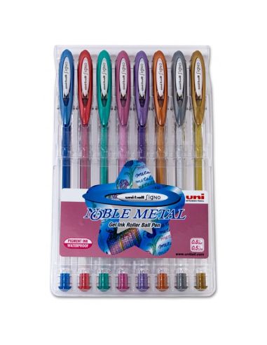 Blister Uni Ball Signo Um-120 Noble Metal (8 Uds)