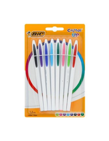 Boligrafo Bic Cristal Up 1.2 Mm Blister 8 Uds