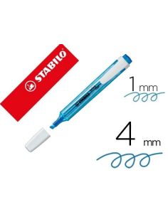 Rotulador Stabilo Marcador Fluorescente Swing Cool Azul