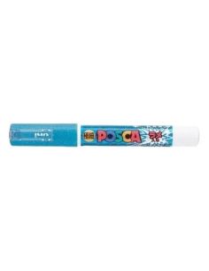 Posca Purpurina Azul Claro