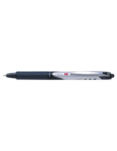 Rotulador Pilot V-Ball 0,7 Retractil Negro
