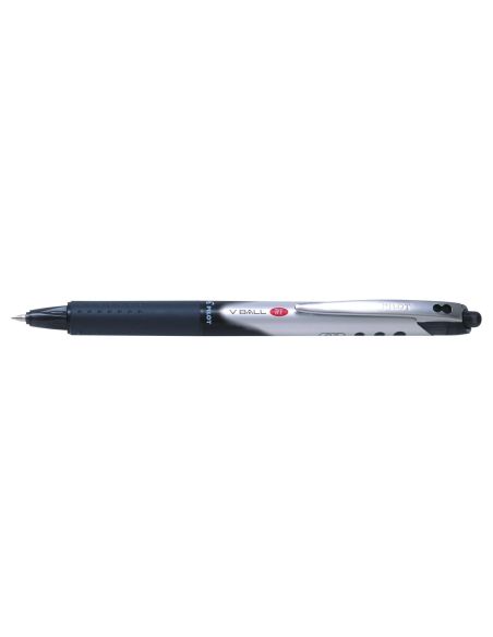 Rotulador Pilot V-Ball 0,7 Retractil Negro