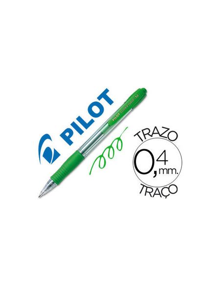 Boligrafo Verde Pilot Super Grip