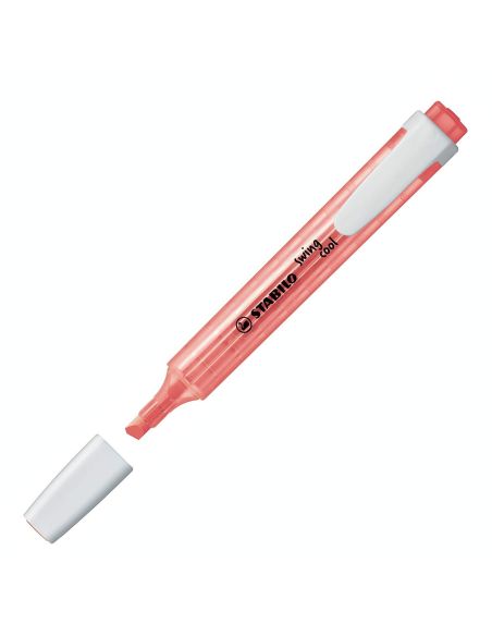 Rotulador Stabilo Marcador Fluorescente Swing Cool Rojo