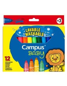 Rotuladores Campus Baby Jumbo 12 Colores