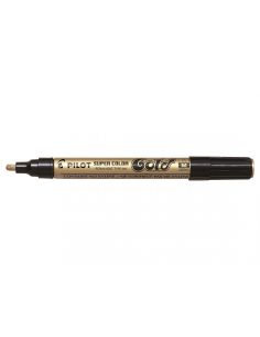 Rotulador Pilot Supercolor Oro Medio Permanente