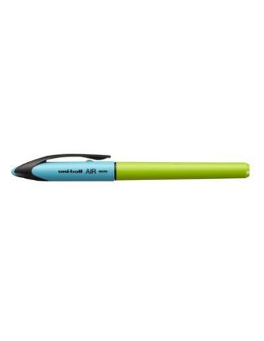 Boligrafo Verde Lima Uni Ball Air Negro 0.5