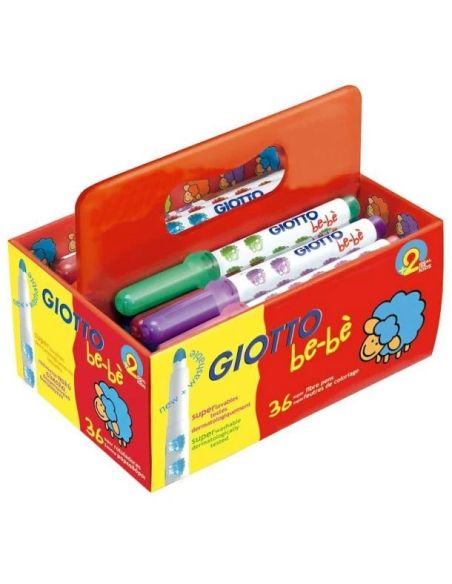 Rotulador Giotto Bebe Super Schoolpack De 36 Unidades