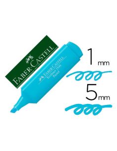 Rotulador Pastel Azul Faber Fluorescente 1546 Color