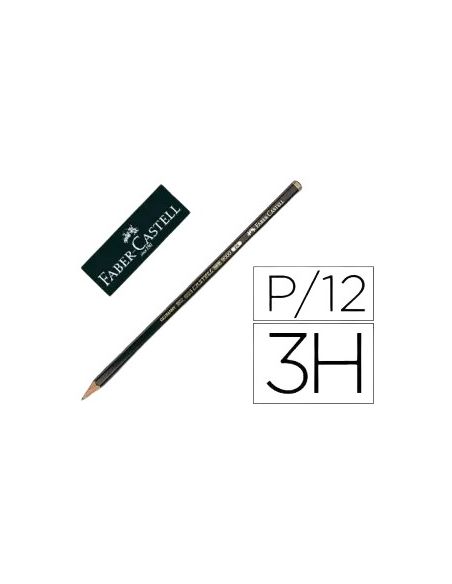 Lapiz Grafito Faber Castell Goldfaber 3H