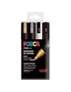 Estuche 4 Rotuladores Posca Gswb Pc5M