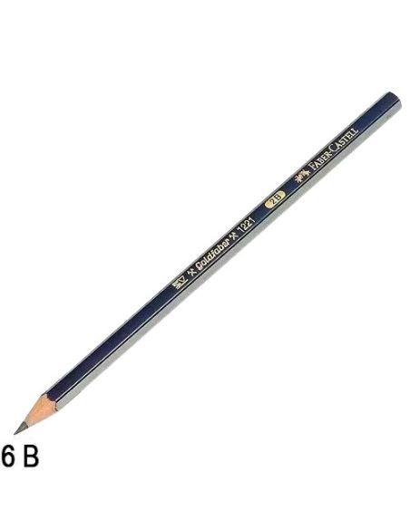 Lapiz Grafito Faber Castell Goldfaber 6B