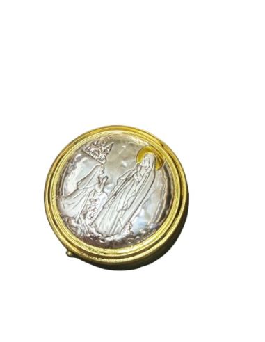 Pastillero Dorado Lourdes