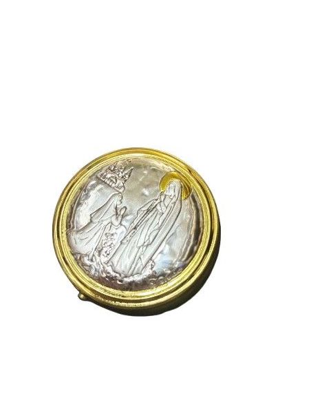 Pastillero Dorado Lourdes