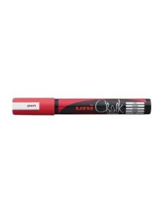 Marcador Tiza Liquida Conico Uni Chalk Rojo