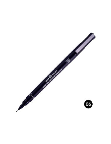 Rotulador uni pin calibrado pin06-200(s) negro
