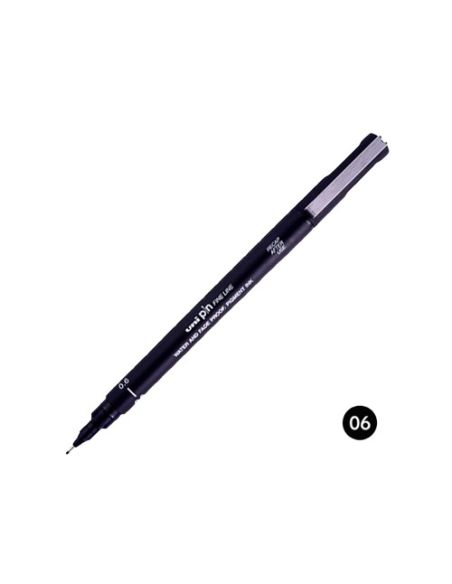 Rotulador uni pin calibrado pin06-200(s) negro