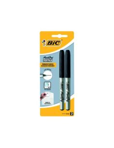 Blister 2 Unidades Marcador Bic Textile Negro 0.9 Mm