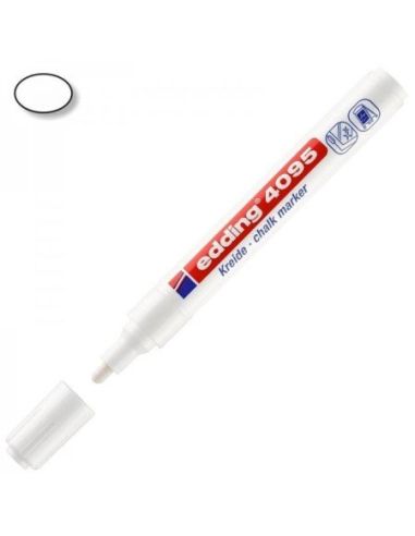 Marcador Edding 4095 Tiza Liquida Blanco|Libreriasalesiana