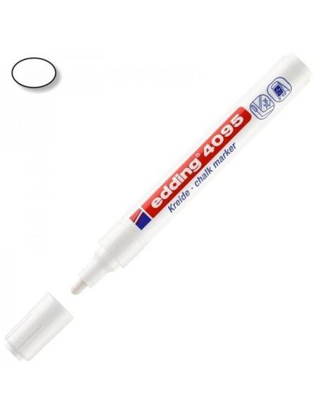 Marcador Edding 4095 Tiza Liquida Blanco|Libreriasalesiana