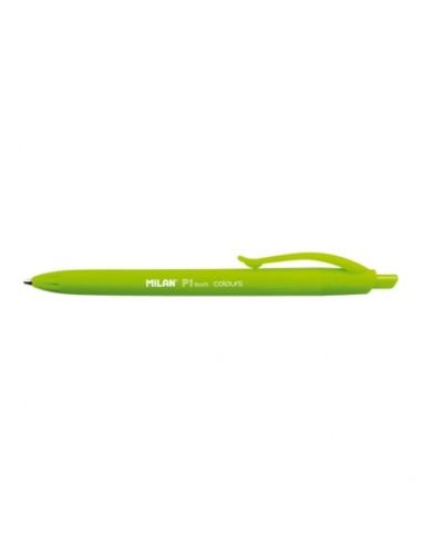 Boligrafo Verde Claro Milan P1 Retractil 1 Mm Touch