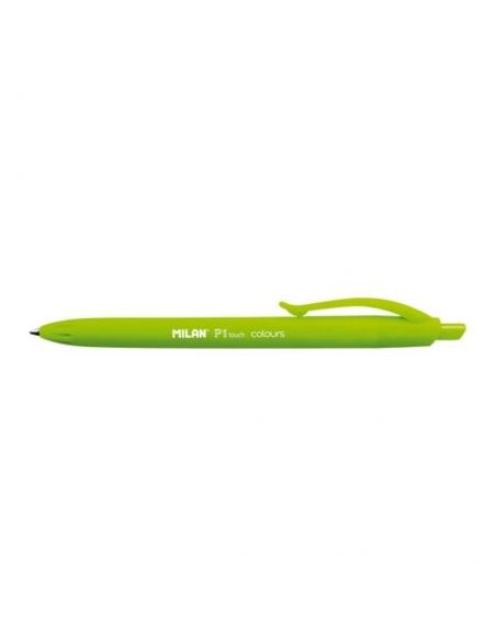 Boligrafo Verde Claro Milan P1 Retractil 1 Mm Touch