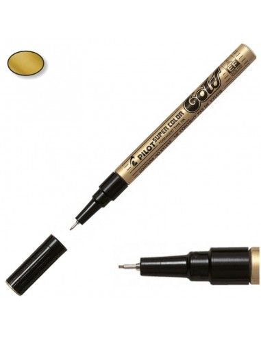 Rotulador Pilot Supercolor Oro Extra Fino