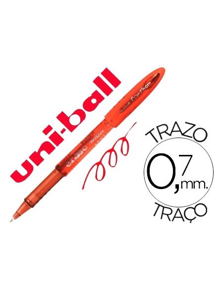 Boligrafo Rojo Uni-Ball Fanthom 0,7 (Uf2020400)