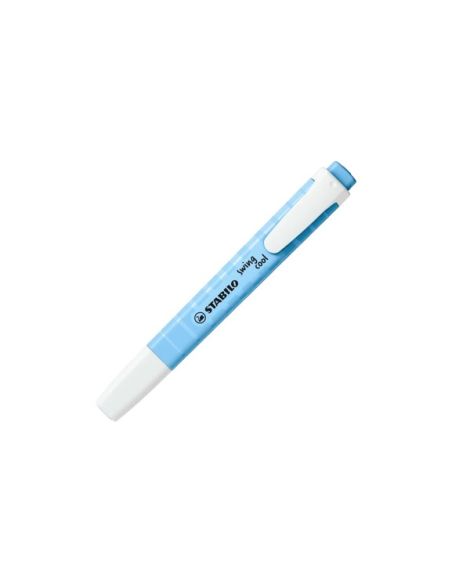 Rotulador Stabilo Fluorescente Swing Cool Pastel Azul Ventoso