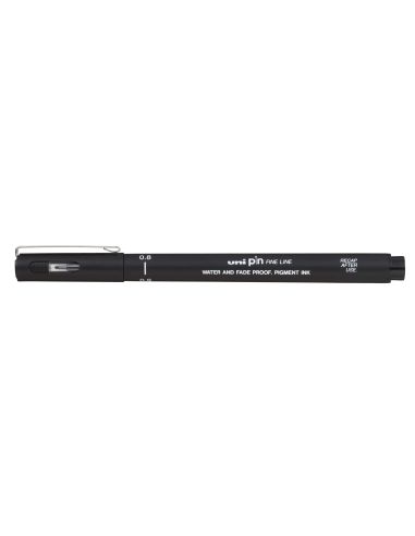 Rotulador uni pin calibrado pin08-200(s) negro