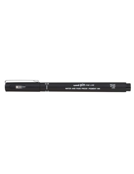 Rotulador uni pin calibrado pin08-200(s) negro