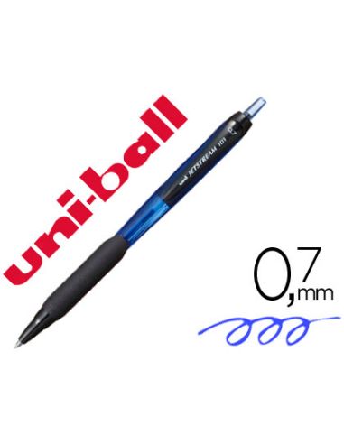 Boligrafo Azul Jetstream 101 0.7 Retractil