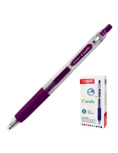 Bolígrafo Violeta Oscuro Tinta Gel Campus Candy